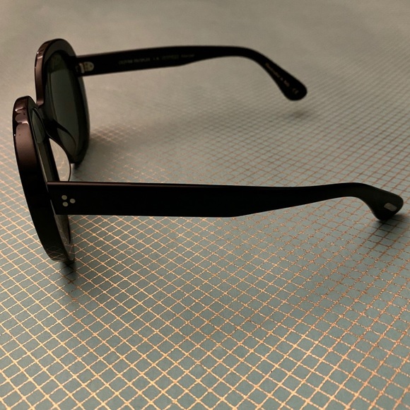 Oliver Peoples Leidy Acetate Round Sunglasses - Picture 3 of 4